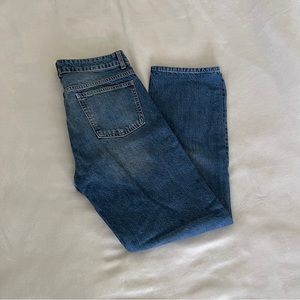 ZARA STRAIGHT LEG MID-WASH JEANS